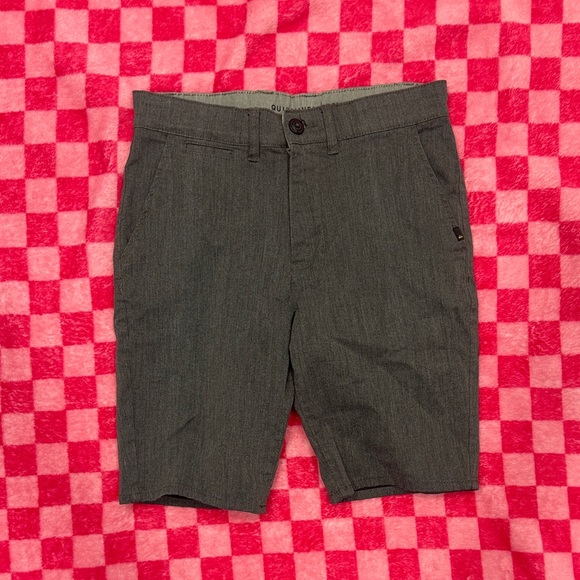 Quiksilver Other - Quiksilver Men's Charcoal Flat Front Shorts